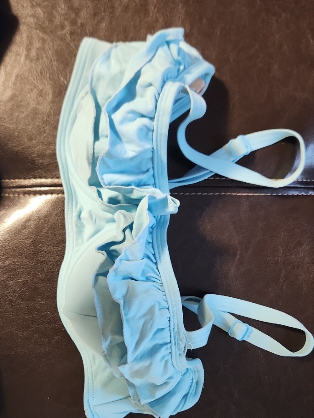 Coco Rave Light Blue Ruffle Two-Piece Girls' Bikini - Picture 2 of 9